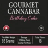 CCE – Gourmet THC Canna Bar [1200mg]