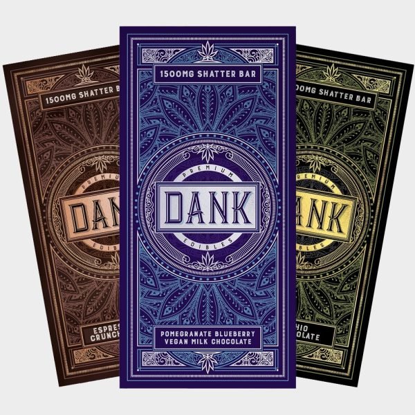 DANK – Artisan Shatter Bars [1500mg]